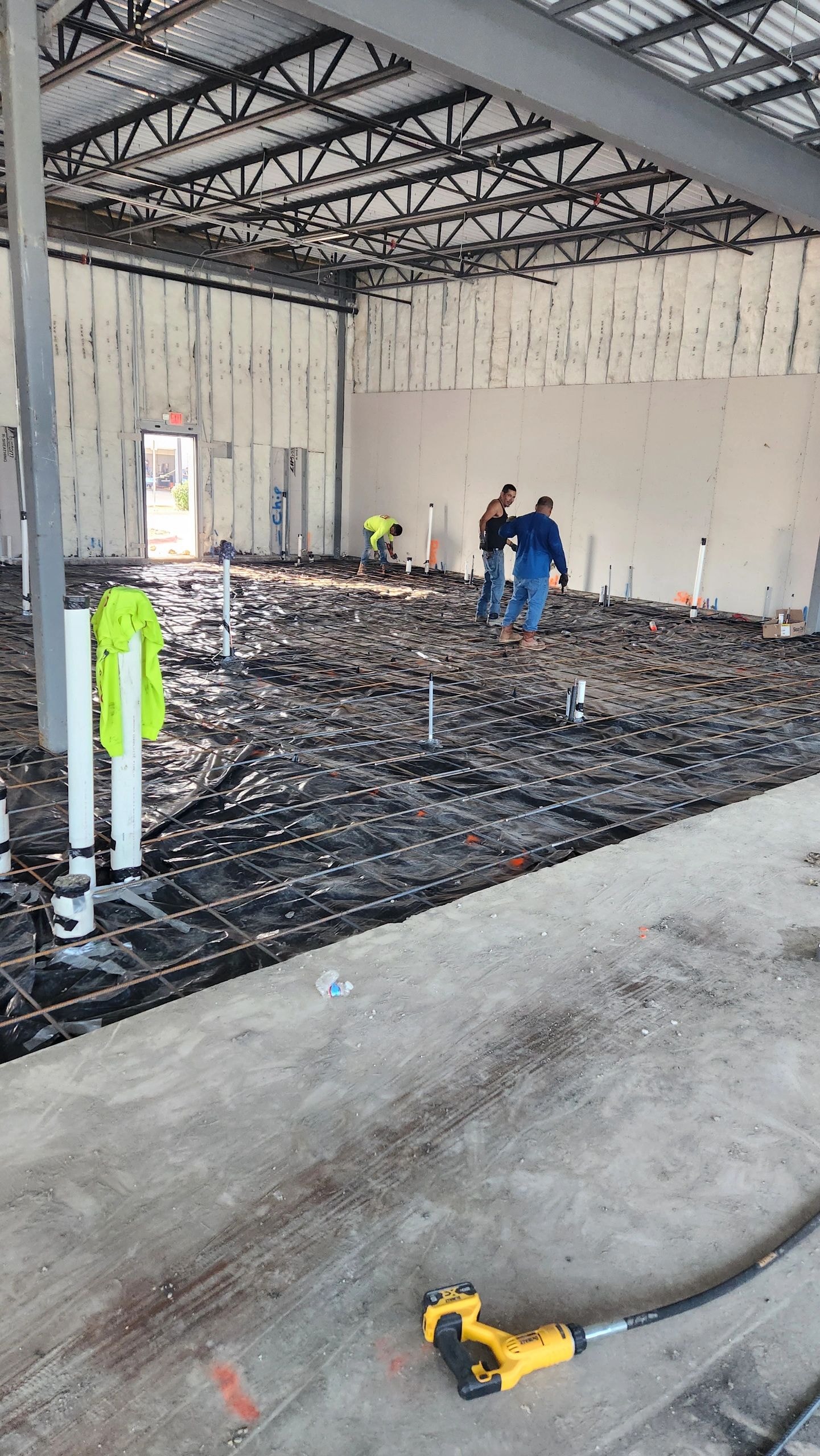 Concrete patio project